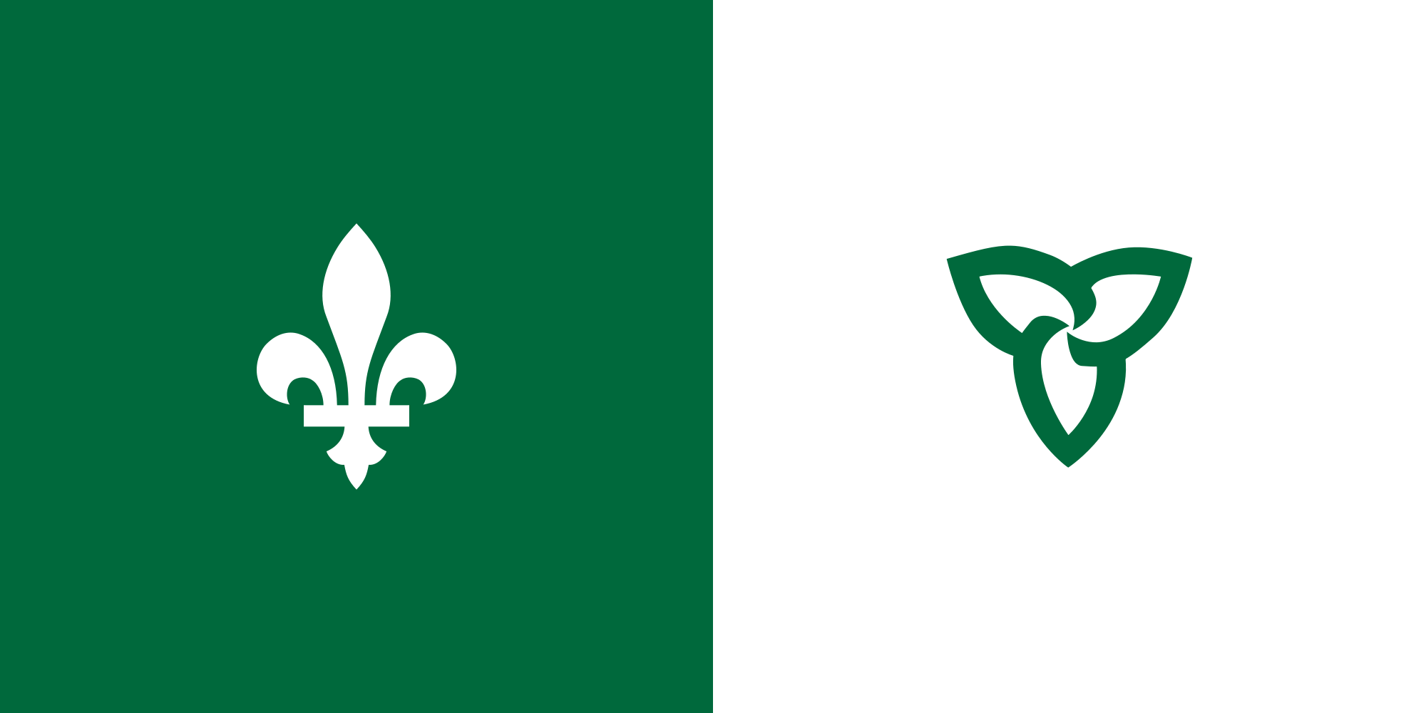 Drapeau franco-ontarien 