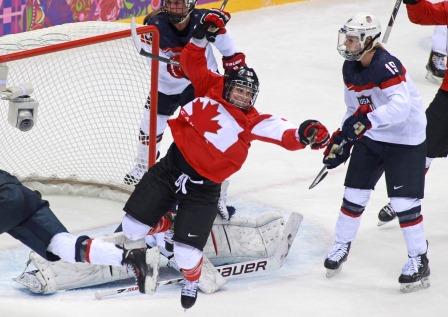 Marie-Philip Poulin \u00e0 Sotchi en 2014 