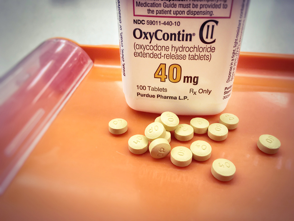 Les tablettes d’OxyContin, responsables du développement de la crise des surdoses d’opioïdes.