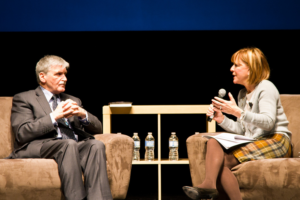 Roméo Dallaire and Heather Reisman Roméo Dallaire and Heather Reisman