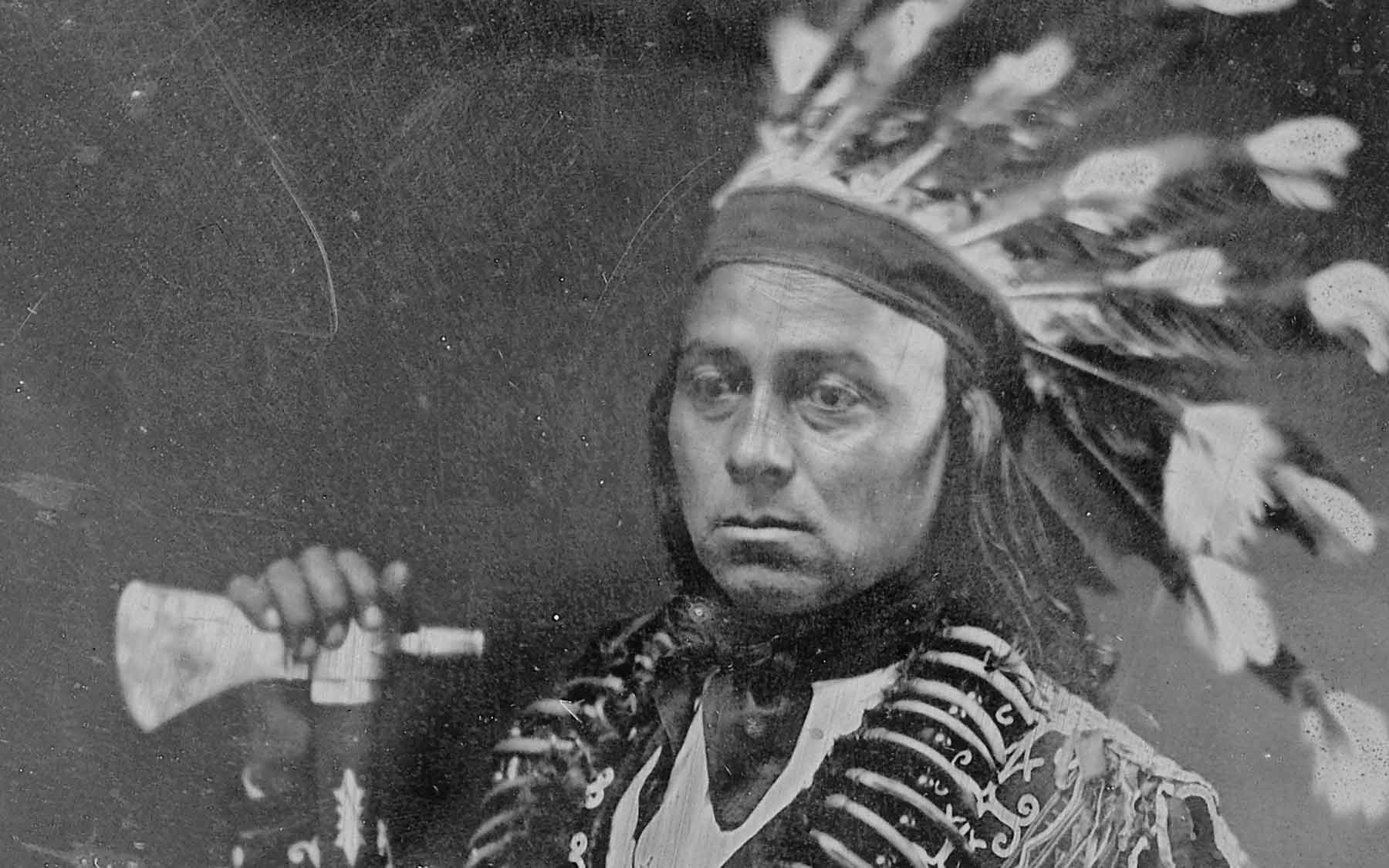 Maungwudaus (or George Henry) Chief of the Mississauga First Nation, 1846. 