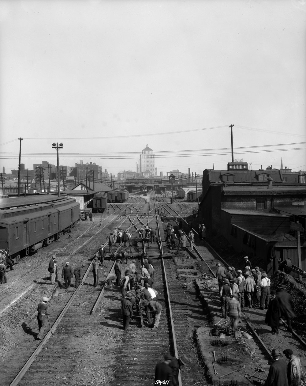 Terminal de la société Canadian National Railways à Montréal