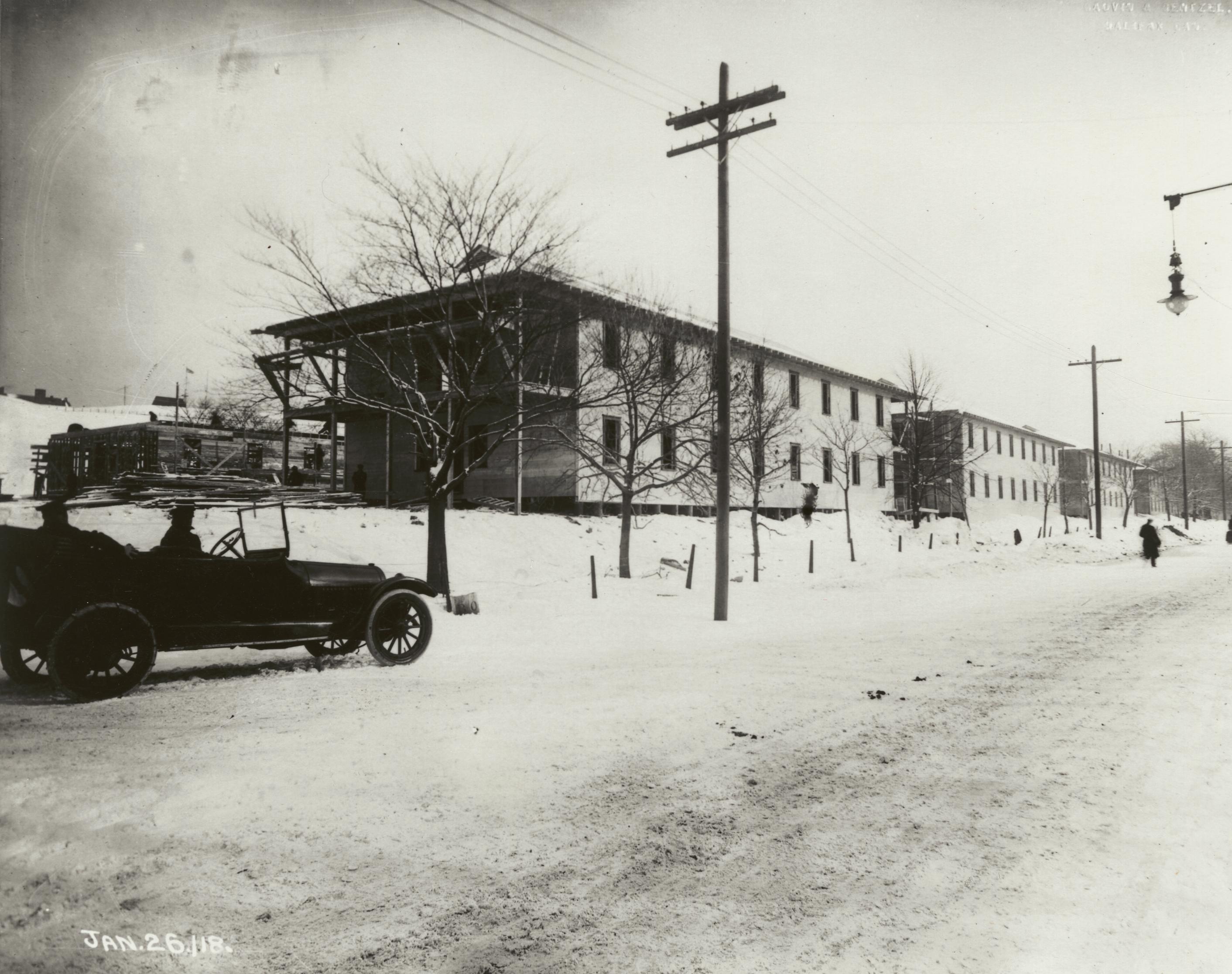 Temporary housing constructed by Halifax Relief Commission