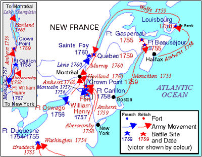 Seven Years' War, Map