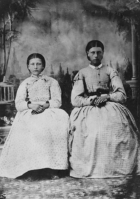 Eulalie and Henriette Riel