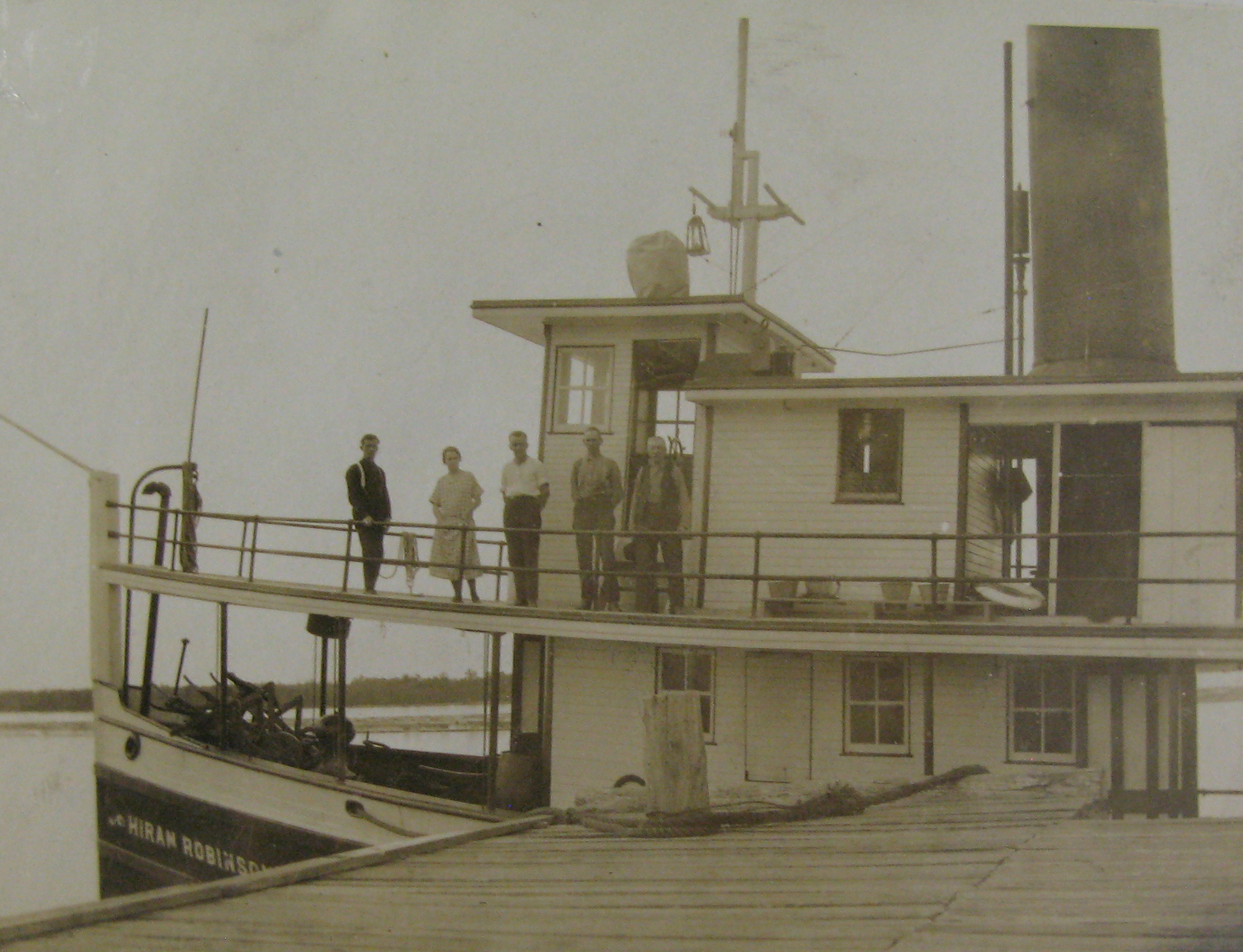 Crew of the Steamship Hiram Robinson (1929).