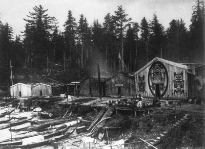 Village des Kwakiutl