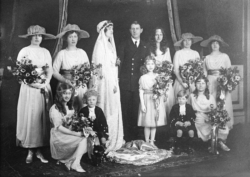 Réception de mariage de la princesse Patricia