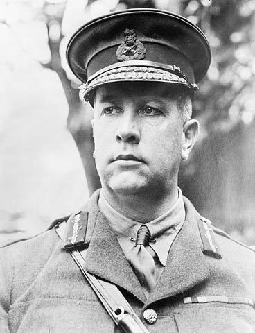 Le général Sir Arthur Currie en juin 1917. 