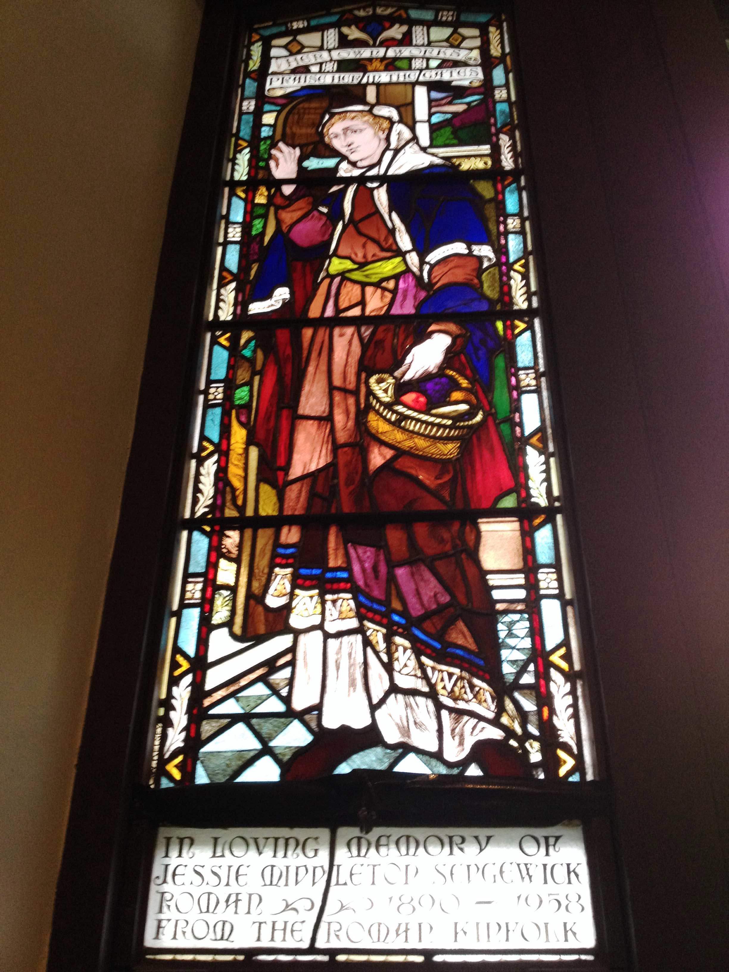 Stained glass window Jessie Roman Stained glass window Jessie Roman