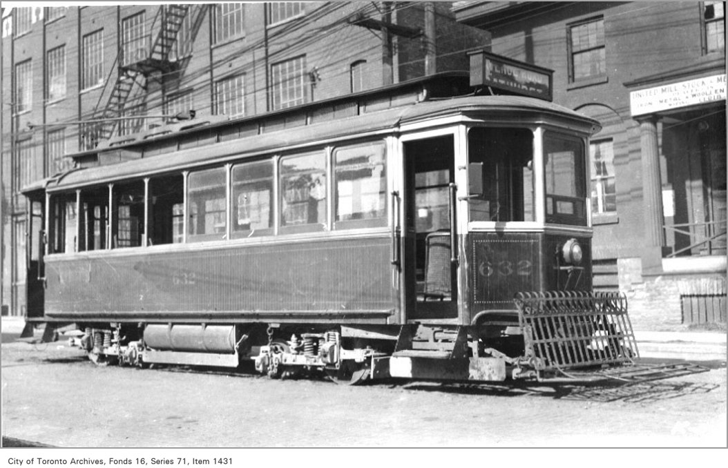 Voiture de la Toronto Railway Company, 1921