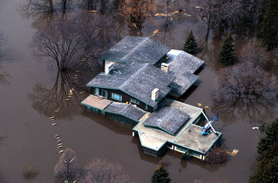 Inondation de la propriété de George Richardson