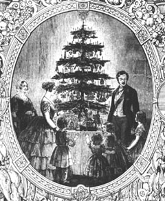 The First Christmas Tree in North America