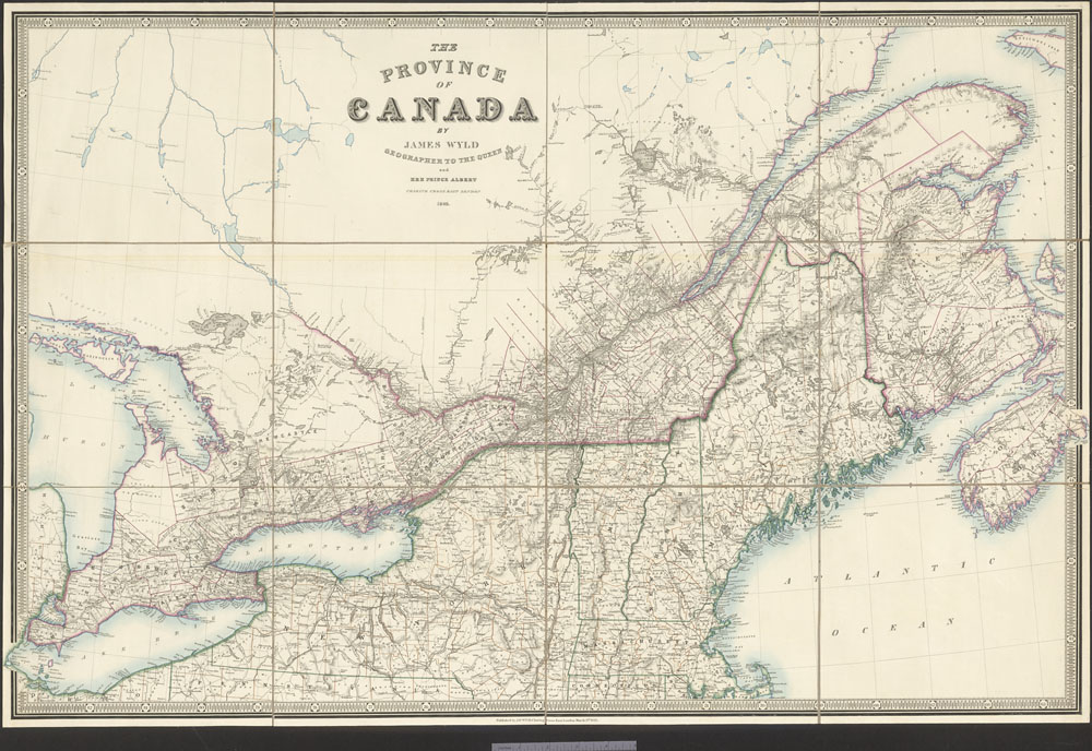 La province du Canada (matériel cartographique) 