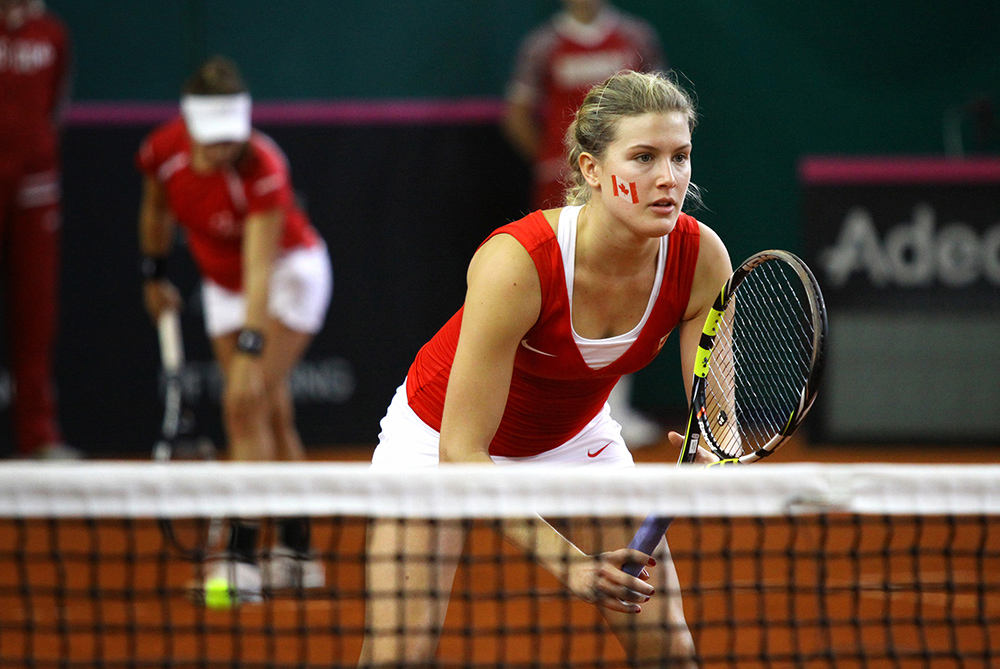 FedCup tennis game Ukraine vs Canada