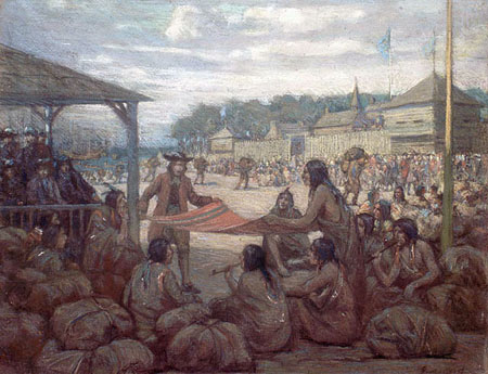 The Fur Traders at Montréal