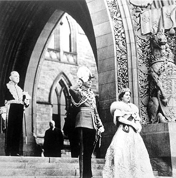 King George VI and Queen Elizabeth