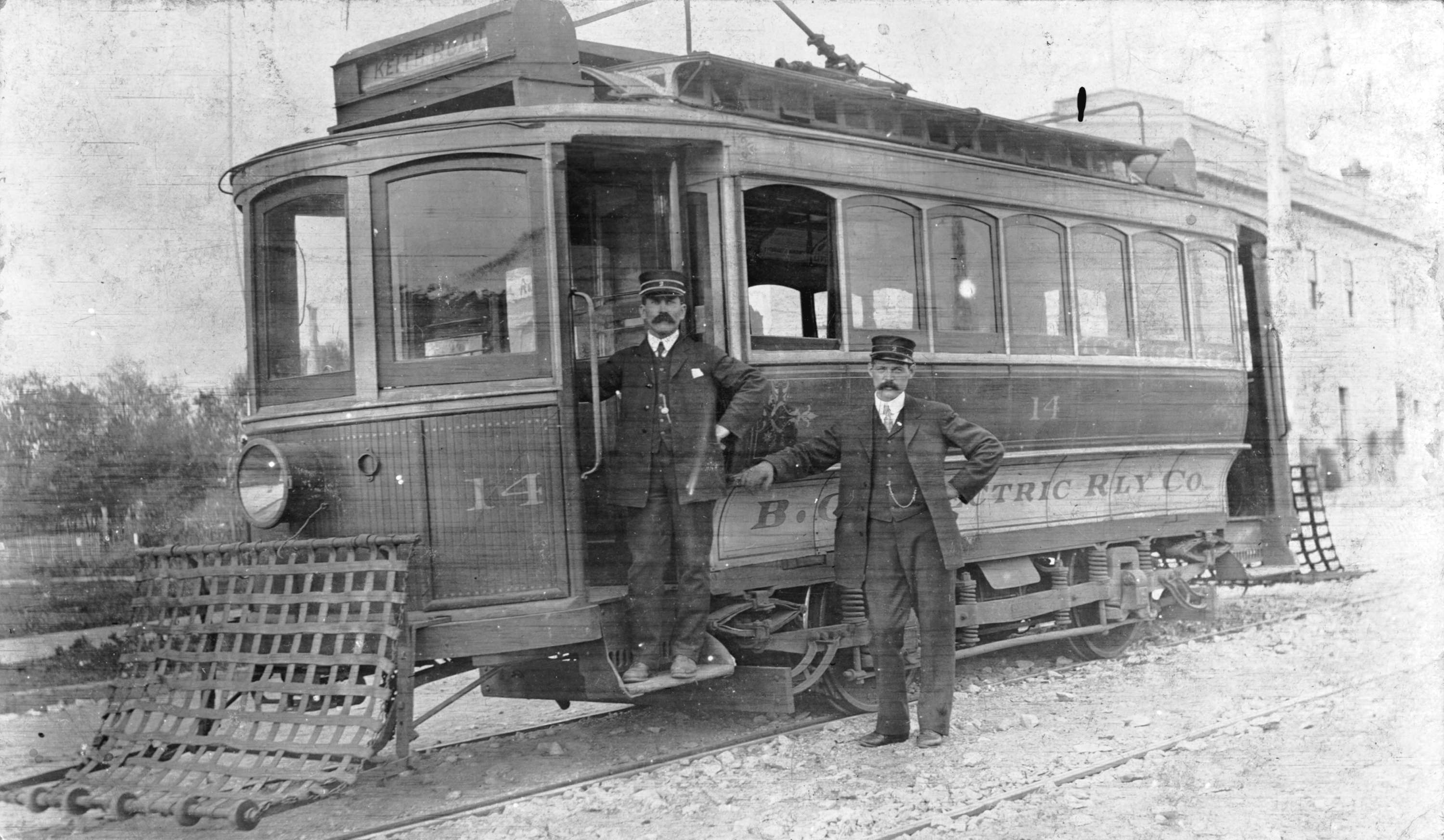 North Vancouver's first streetcar, 1907 North Vancouver