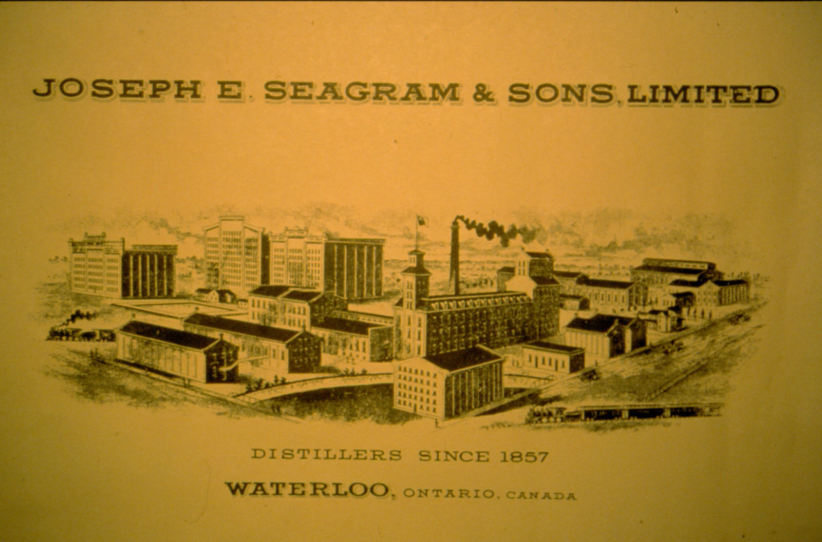 Publicité de Joseph E. Seagram and Sons Limited 