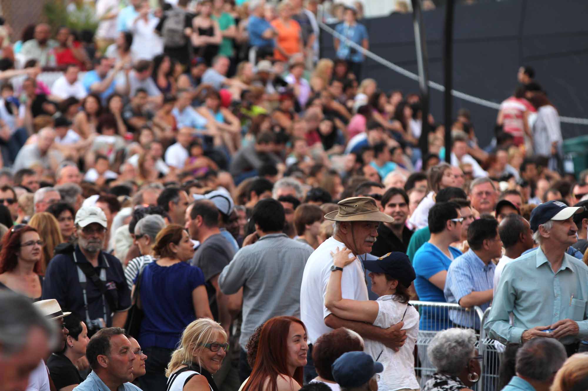 Jazz festival Crowd in Montreal