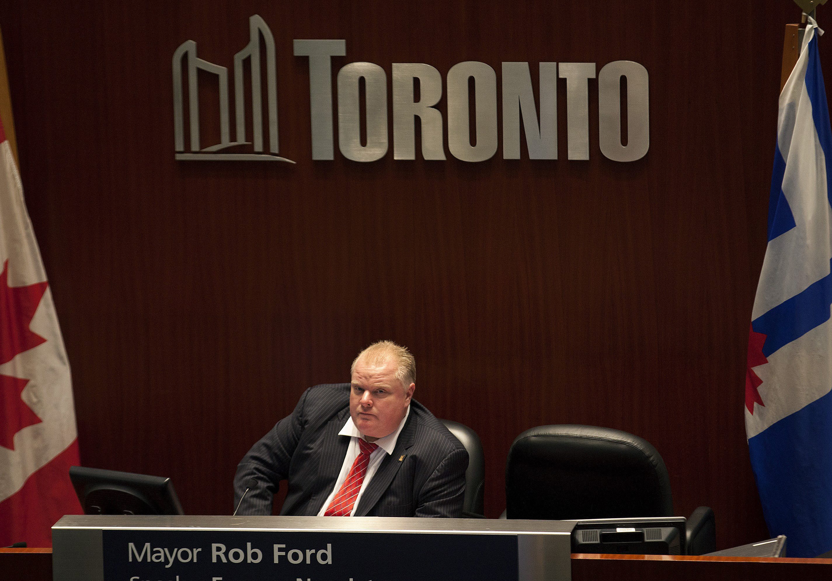 Mayor Rob Ford in the Speaker