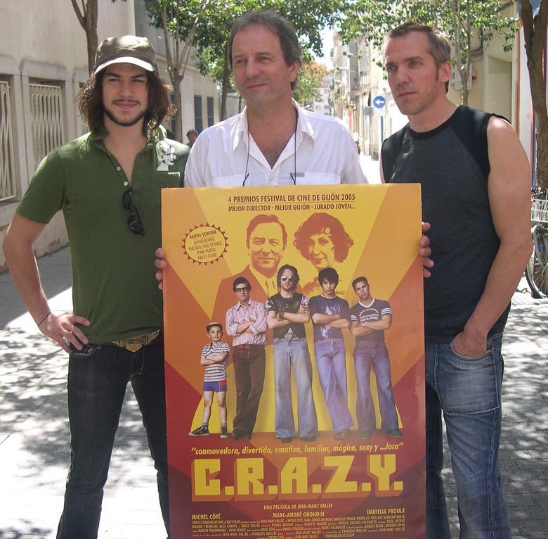 Marc-André Grondin, Michel Côté and Jean-Marc Vallée