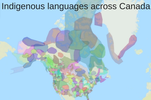 Carte des langues autochtones au Canada