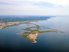 Leslie Street Spit, Aerial View