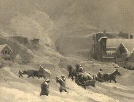 Blizzard in Winnipeg, 1882