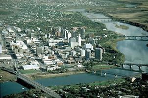 Saskatoon, photo aérienne de