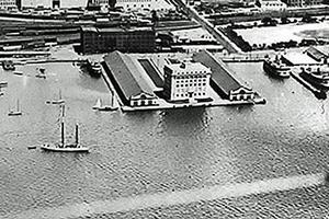 Toronto Harbour Commission Building - Aerial View