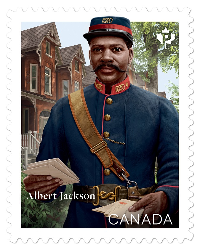 Timbre post d'Albert Jackson Timbre post d'Albert Jackson