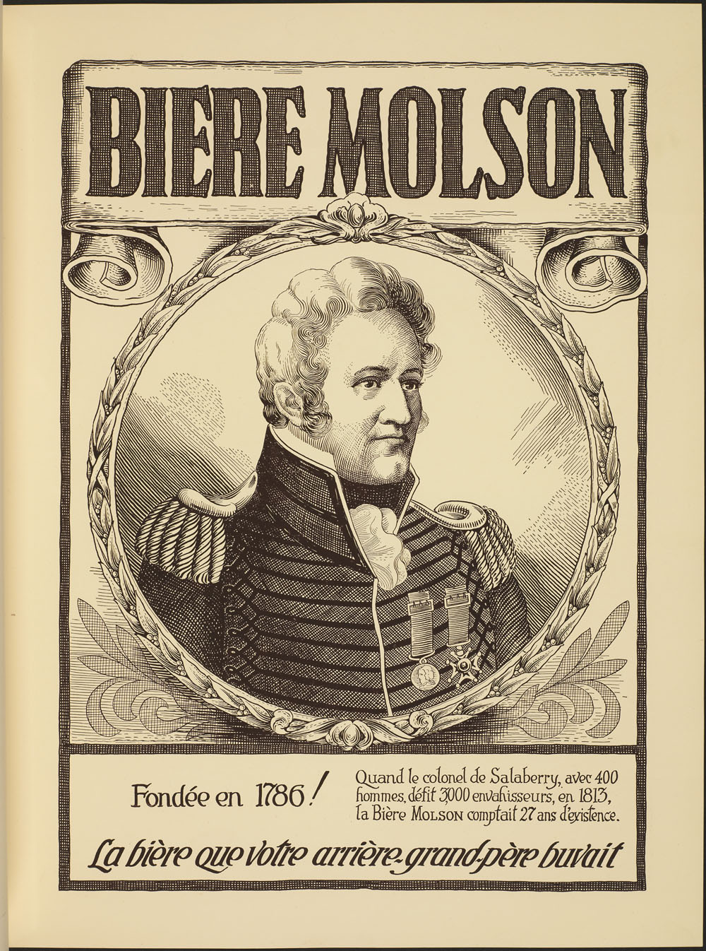 Bière Molson, le colonel de Salaberry