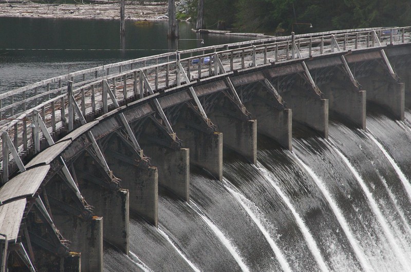 Barrage à Ocean Falls