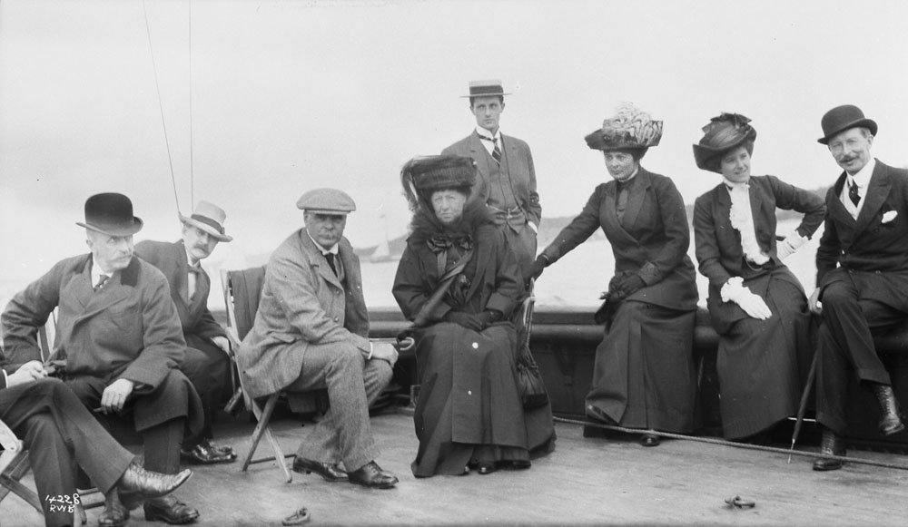 Earl Grey and Party on Board Boat