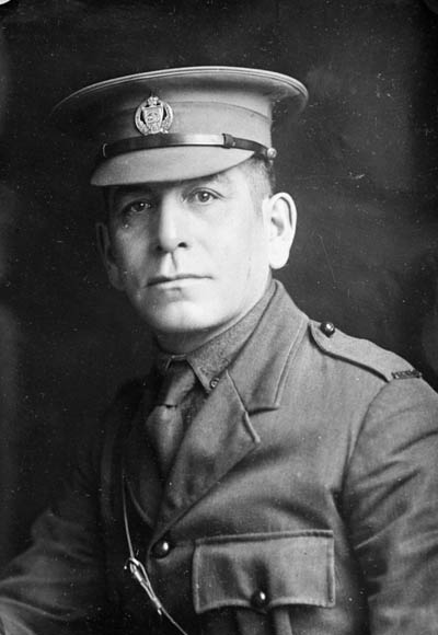 Lieutenant F.O. Loft, circa 1914-18.