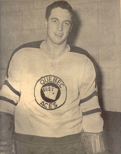 Jean Beliveau With the Quebec Aces