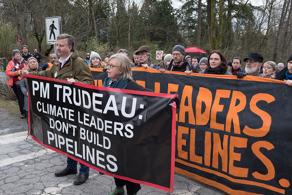 Elizabeth May et Kennedy Stewart