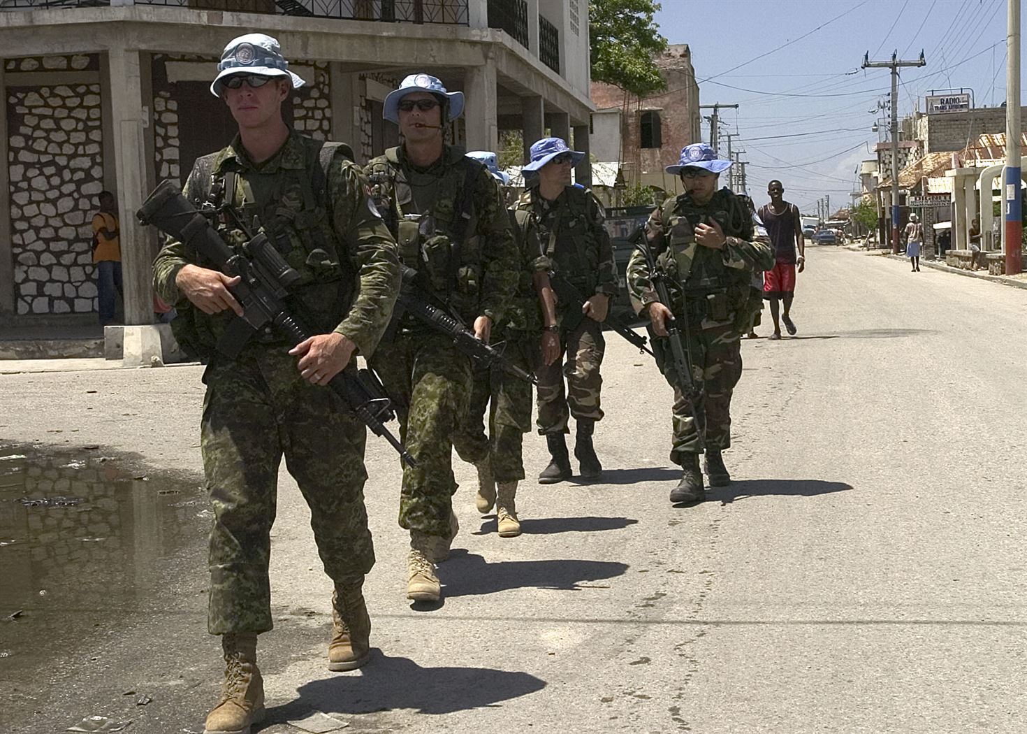 Casques bleus canadiens en Haïti