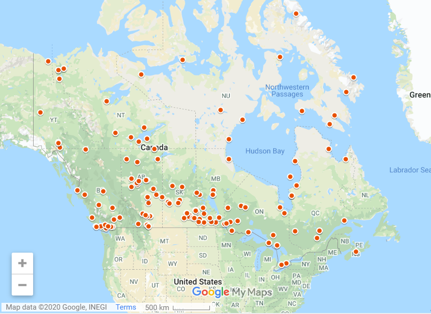 Residential Schools in Canada Interactive Map | The Canadian Encyclopedia