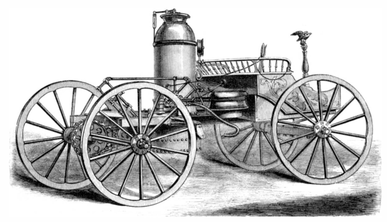 Illustration de la Ware Steam Carriage