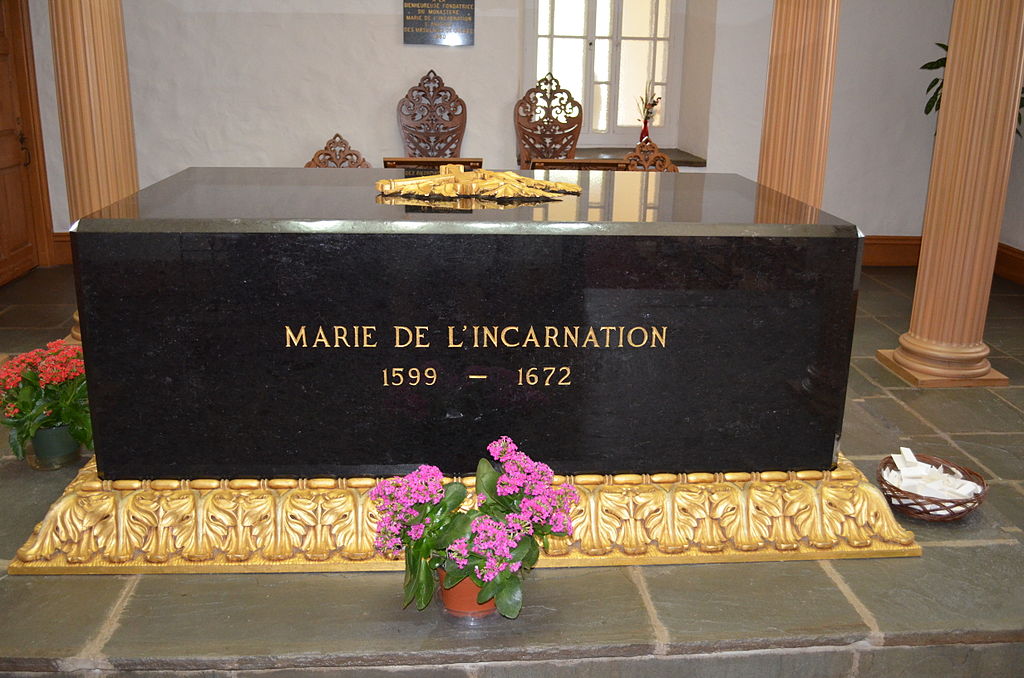 Tombeau de Marie de l'Incarnation