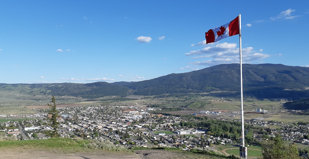 Merritt, British Columbia View of Merritt from a lookout.