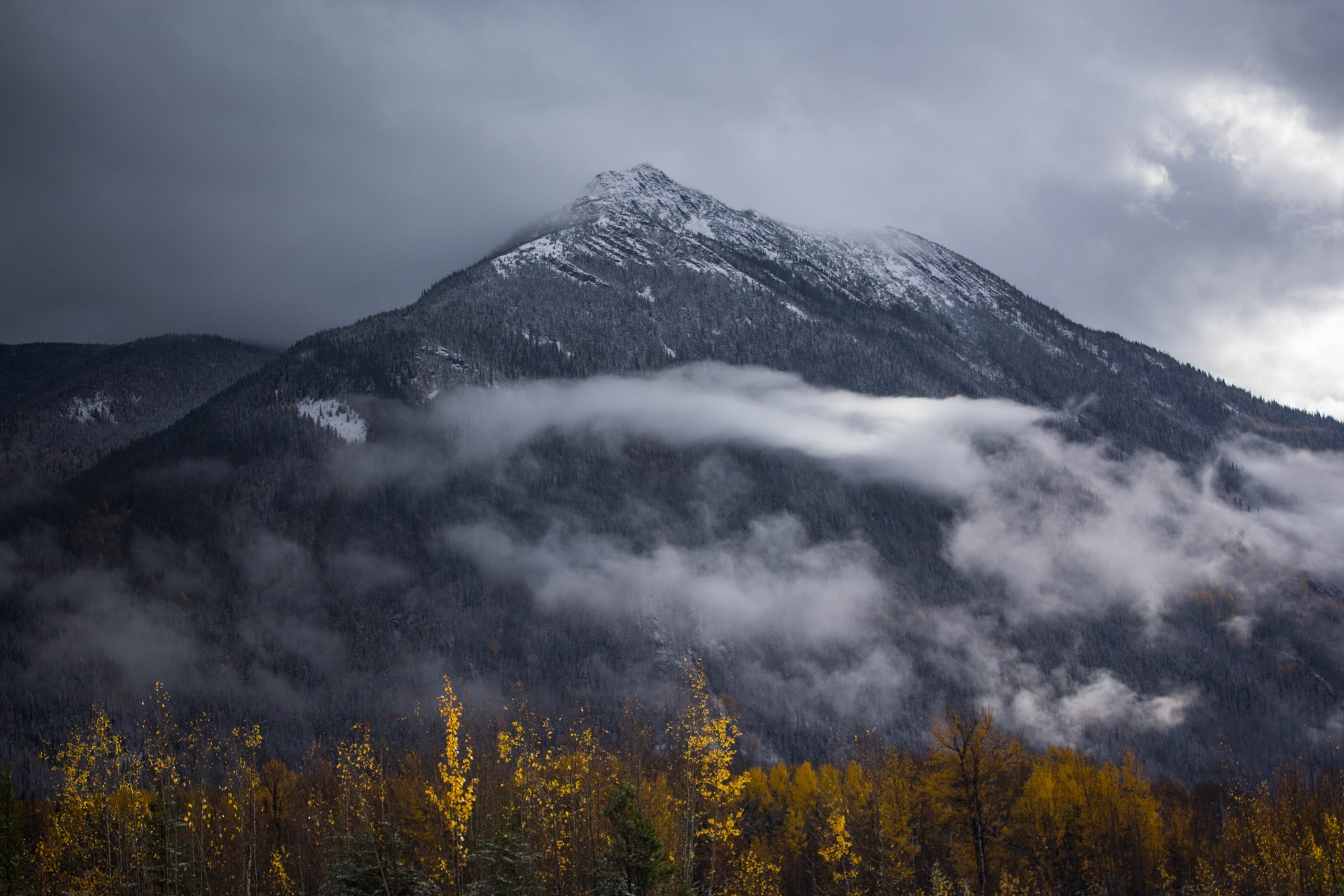 Valley in the Rocky Mountains.