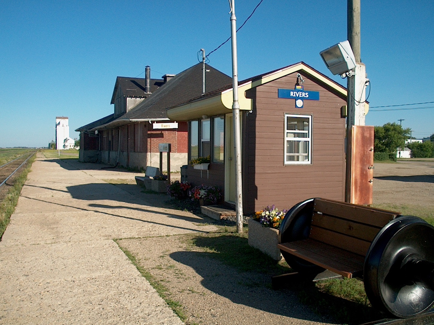 Rivers VIA Rail Train Station VIA Rail train station in Rivers, Manitoba.