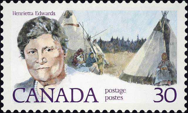 Henrietta Edwards stamp